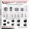 Service Caster 3'' Black Heavy Duty Floor Safe Twin Wheel Caster 5/16 Grip Neck Stem, 4PK SCC-GN02S75-TPR-BLK-4 - alternate 3